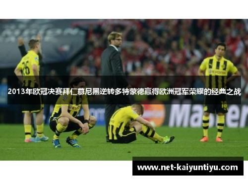 2013年欧冠决赛拜仁慕尼黑逆转多特蒙德赢得欧洲冠军荣耀的经典之战